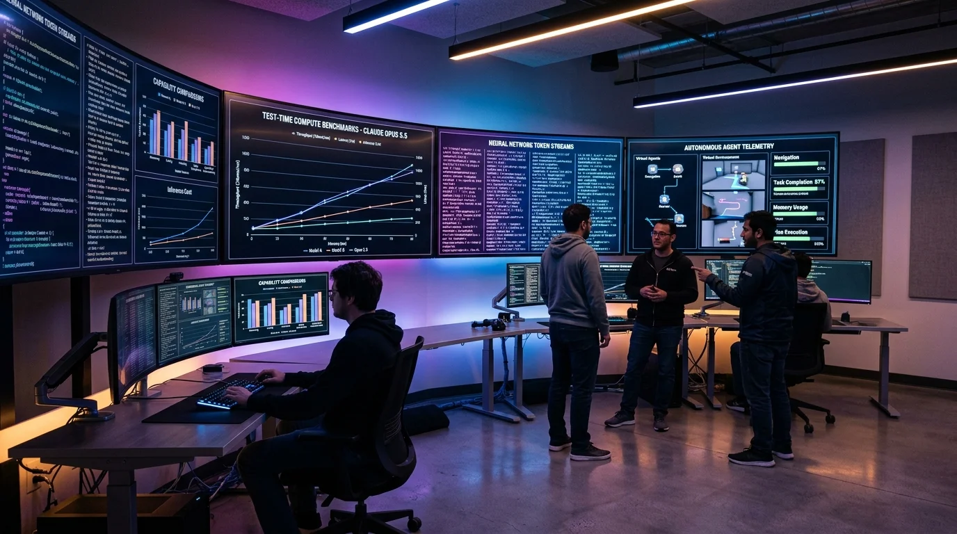 Frontier AI Research Control Center Monitoring Claude Opus 5.5 Benchmarks Frontier AI Research Control Center Monitoring Claude Opus 5.5 Benchmarks