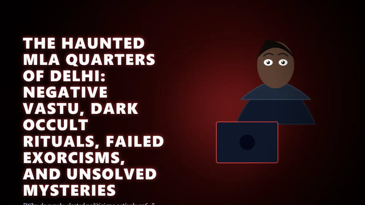 The Haunted MLA Quarters of Delhi: Negative Vastu, Dark Occult Rituals, Failed Exorcisms, and Unsolved Mysteries