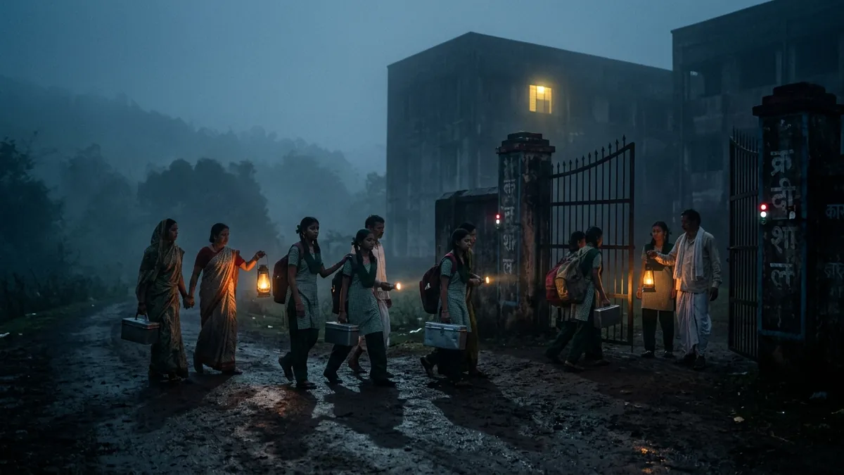 The Night the Hostel Went Silent — Scene 6: The Midnight Departure - The Night the Hostel Went Silent The Night the Hostel Went Silent — Scene 6: The Midnight Departure - The Night the Hostel Went Silent Horror Movie Scene Still 4K Wallpaper