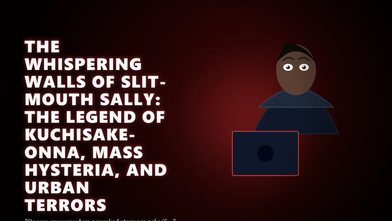 The Whispering Walls of Slit-Mouth Sally: The Legend of Kuchisake-Onna, Mass Hysteria, and Urban Terrors