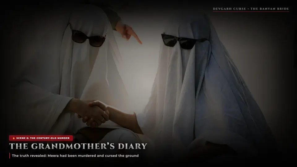 The Century-Old Murder — Grandmother's Vintage Handwritten Diary - The Curse That Hated Love The Century-Old Murder — Grandmother's Vintage Handwritten Diary - The Curse That Hated Love Horror Movie Scene Still 4K Wallpaper