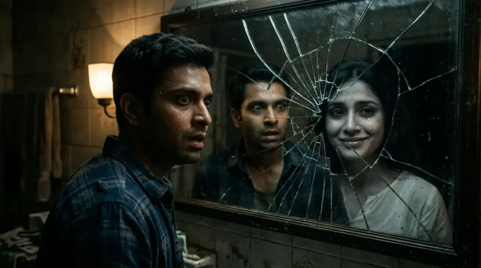 Storytelling Scene: The Girl In Every Face — Scene 5 - The Girl In Every Face Storytelling Scene: The Girl In Every Face — Scene 5 - The Girl In Every Face Horror Movie Scene Still 4K Wallpaper