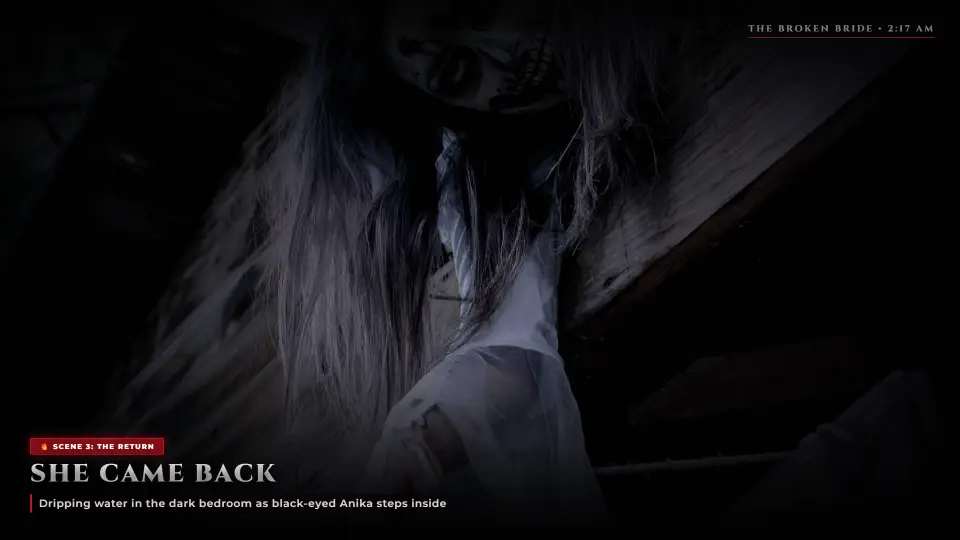She Came Back — Black Eyed Anika in the Midnight Bedroom - The Lover Who Came Back She Came Back — Black Eyed Anika in the Midnight Bedroom - The Lover Who Came Back Horror Movie Scene Still 4K Wallpaper