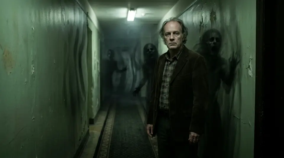 Storytelling Scene: The Room That Remembers — Scene 17 - The Room That Remembers Storytelling Scene: The Room That Remembers — Scene 17 - The Room That Remembers Horror Movie Scene Still 4K Wallpaper