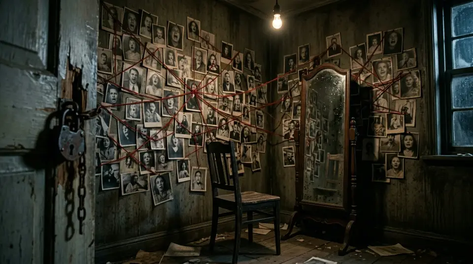 Storytelling Scene: The Room That Remembers — Scene 21 - The Room That Remembers Storytelling Scene: The Room That Remembers — Scene 21 - The Room That Remembers Horror Movie Scene Still 4K Wallpaper