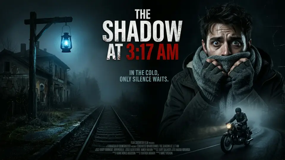 Storytelling Scene: The Shadow at 3:17 AM — Scene 1 - The Shadow at 3:17 AM Horror Movie Scene Still 4K Wallpaper
