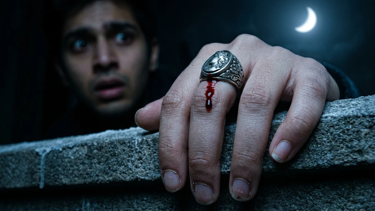 The Ring That Chose Her — Scene 1: The Antique Silver Ring - The Ring That Chose Her Horror Movie Scene Still 4K Wallpaper