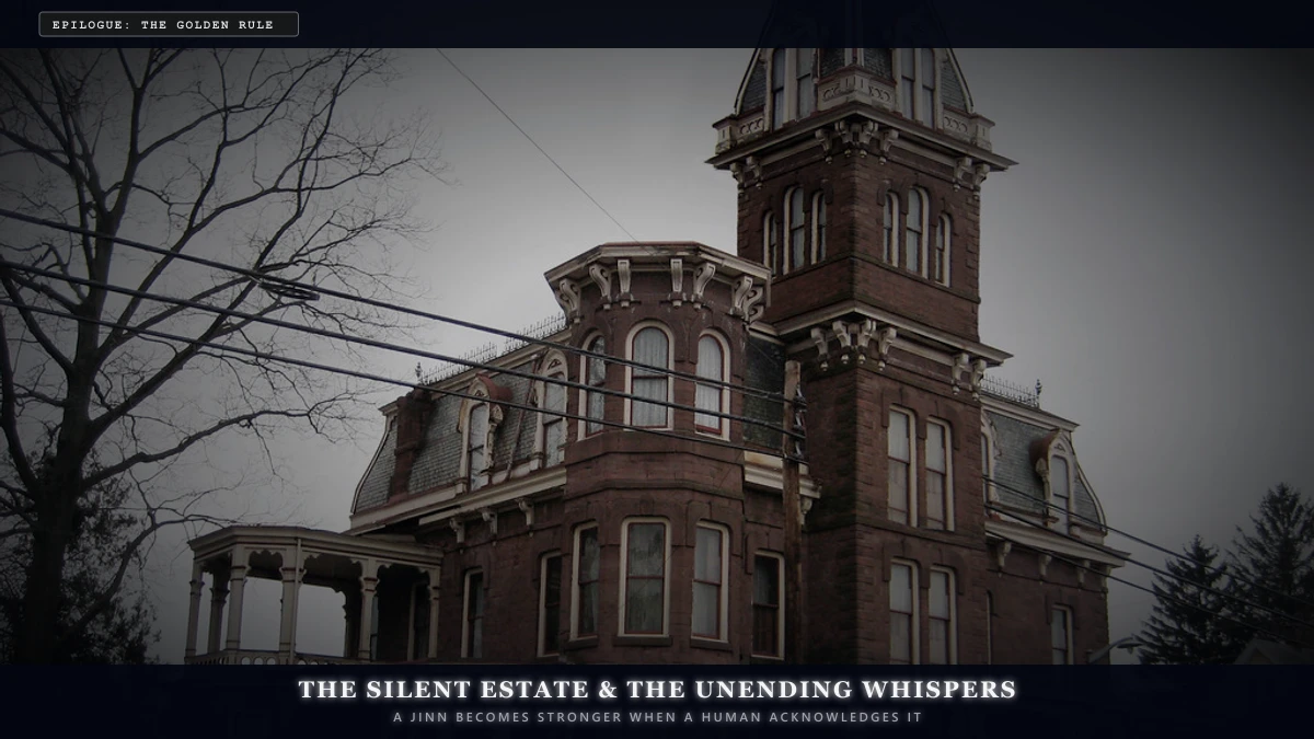 The Room That Must Never Be Opened — Scene 5: The Silent Estate & The Golden Rule - The Room That Must Never Be Opened Horror Movie Scene Still 4K Wallpaper